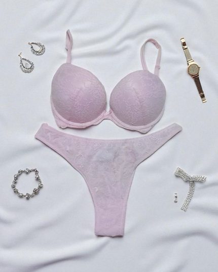 Dusty Lavender Push Up Bra Panty Set