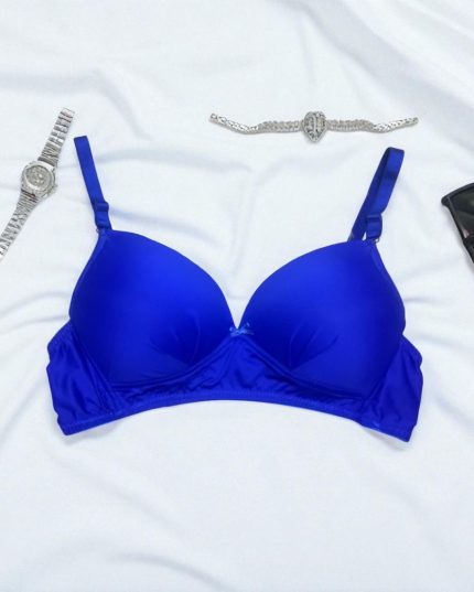Deep Blue Light Padded Wireless Bra