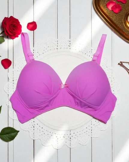 Magenta Light Padded Wireless Bra