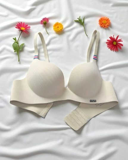 Cream Beige China Seamless T-Shirt Bra