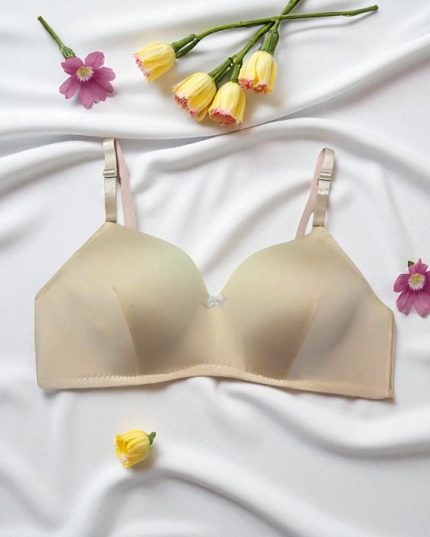 Warm Beige Seamless T-Shirt Bra