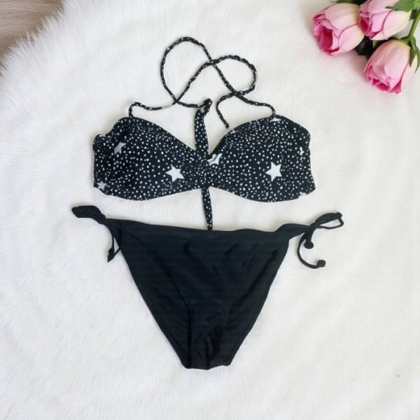 Super Black Beach Bikini Set