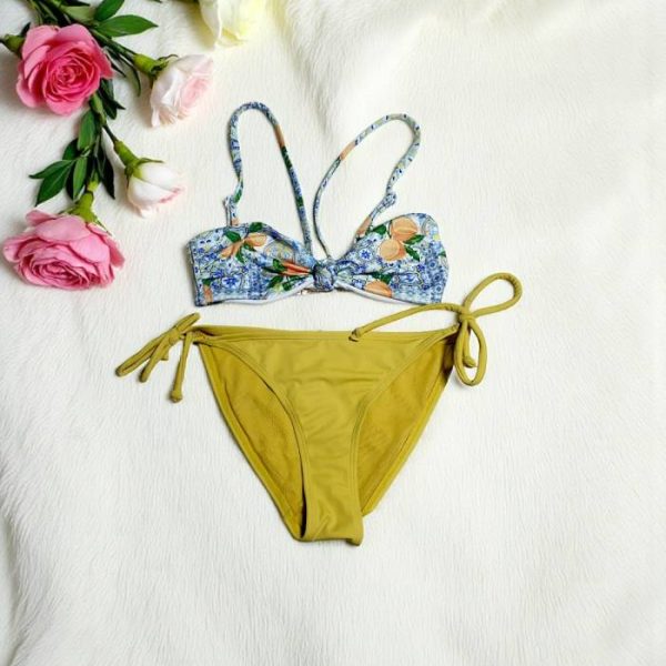 Old Gold Beach Bikini Set