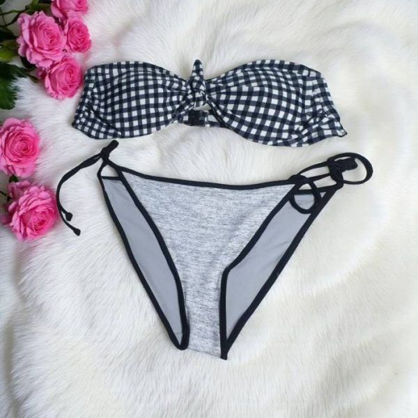Lavender Gray Beach Bikini Set