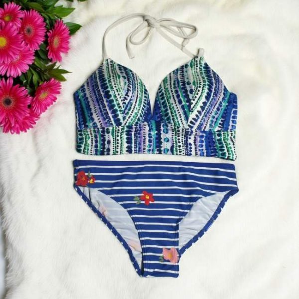 B'dazzled Blue Beach Bikini Set