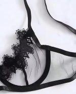 Black See Through Bra Panty Set - Image 6