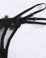 Black See Through Bra Panty Set - Image 4