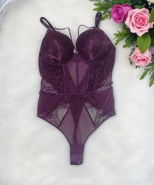 Dark Puce Western Body Suit