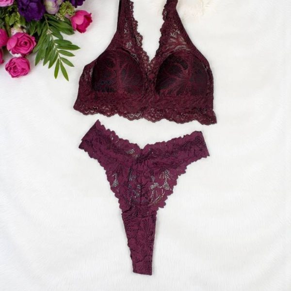 Old Mauve Bralette Set