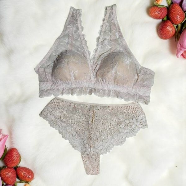Philippine Silver Bralette Set