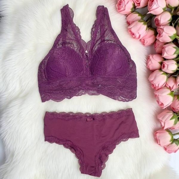 Boysenberry Bralette Set