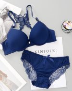 Dark Cornflower Blue China Front Open Butterfly Set - Image 8