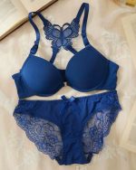 Dark Cornflower Blue China Front Open Butterfly Set - Image 2