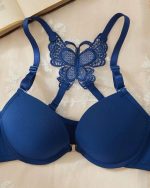 Dark Cornflower Blue China Front Open Butterfly Set - Image 5