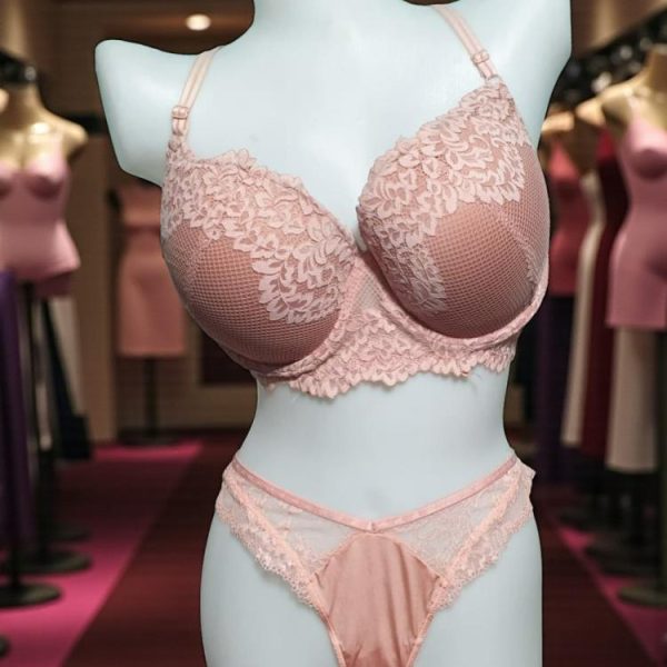 Pastel Pink Foam Wired Set