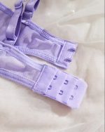 Lavender Purple Transparent Bra Panty Set - Image 5