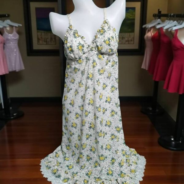 Attractive White Long Night Dress