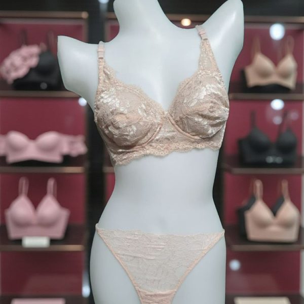 Pastel Gray Net Wired Set