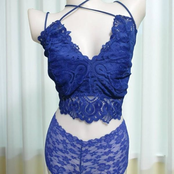 Dark Cornflower Blue Nightwear Set