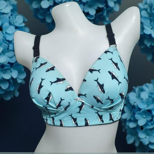 Crystal Printed Foam Wired Bra