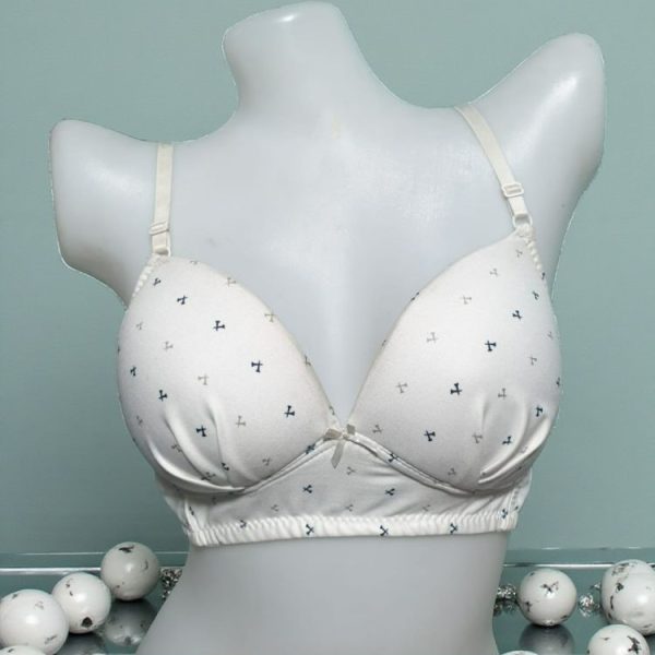 Gainsboro Printed Foam Wired Bra