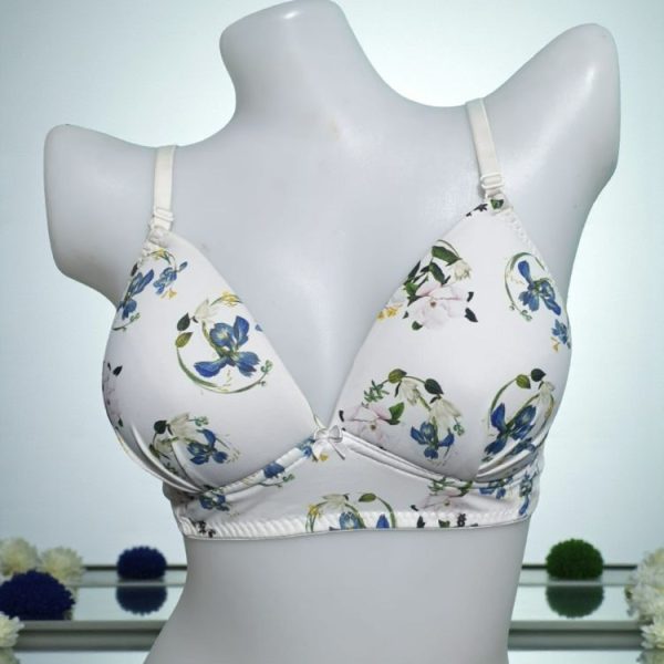 Platinum Printed Foam Wired Bra