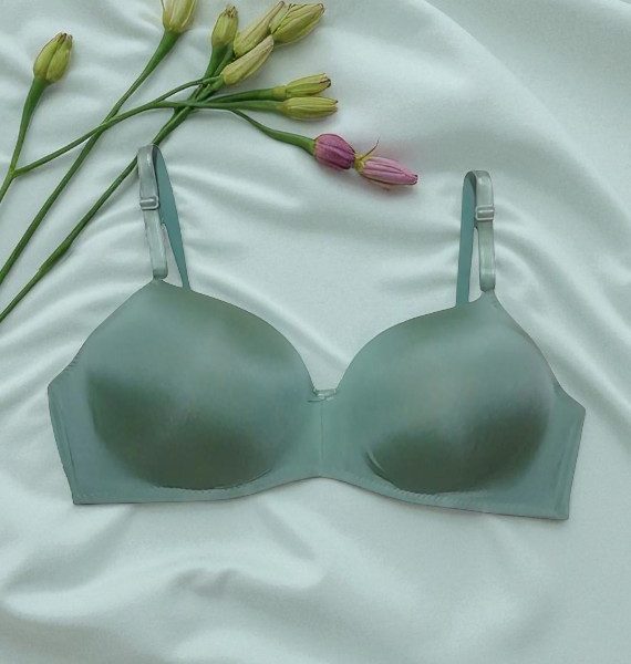 Dolphin Gray Seamless Padded Bra