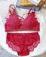 Wine Red China Rose Set
