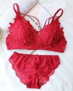 Wine Red China Rose Set - Image 2