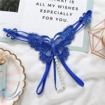 Butterfly Lace Pearl Thong - Image 2