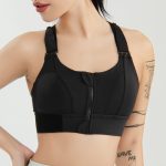 Front Zipper Shockproof Sports Bra - Image 4
