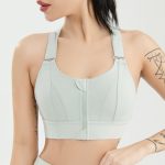 Front Zipper Shockproof Sports Bra - Image 5