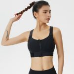 Front Zipper Shockproof Sports Bra - Image 8