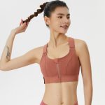 Front Zipper Shockproof Sports Bra - Image 6