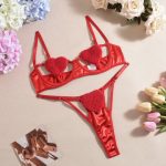 Heart Cut Out Intimate Set