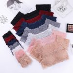 Lace Short Sleeve Half Top Set