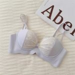 Lace Traceless Anti-sagging Adjustable Bra - Image 3