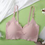 Back Hook Latest Breathable Satin Seamless Padded Bra - Image 7