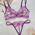 China Ultra Thin Lace Sexy Underwear Anti Sagging Set - Image 2