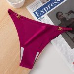 Ice Silk Seamless Buckle Thin Belt Bikini Panty - Image 9