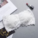 Seamless Lace Strapless Tube Top Bandeau Bra - Image 4