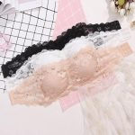 Seamless Lace Strapless Tube Top Bandeau Bra