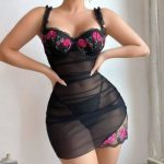 Sexy Lingerie Lace See-Through Temptation Nightgown