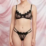 See Through Lace Transparent Set