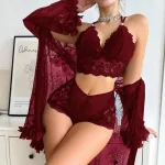 Cross-Border Sexy See-Through Intimates Nightgown - Image 3
