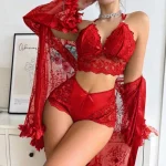 Cross-Border Sexy See-Through Intimates Nightgown - Image 2