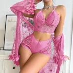 Cross-Border Sexy See-Through Intimates Nightgown